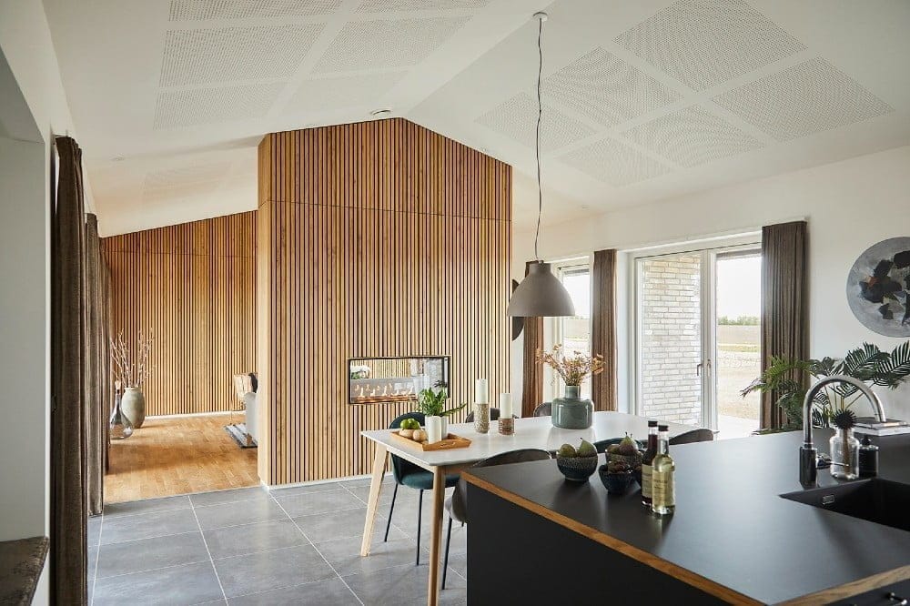 Dette billede illustrere DOLLE Nordic klara med nya akustikpaneler