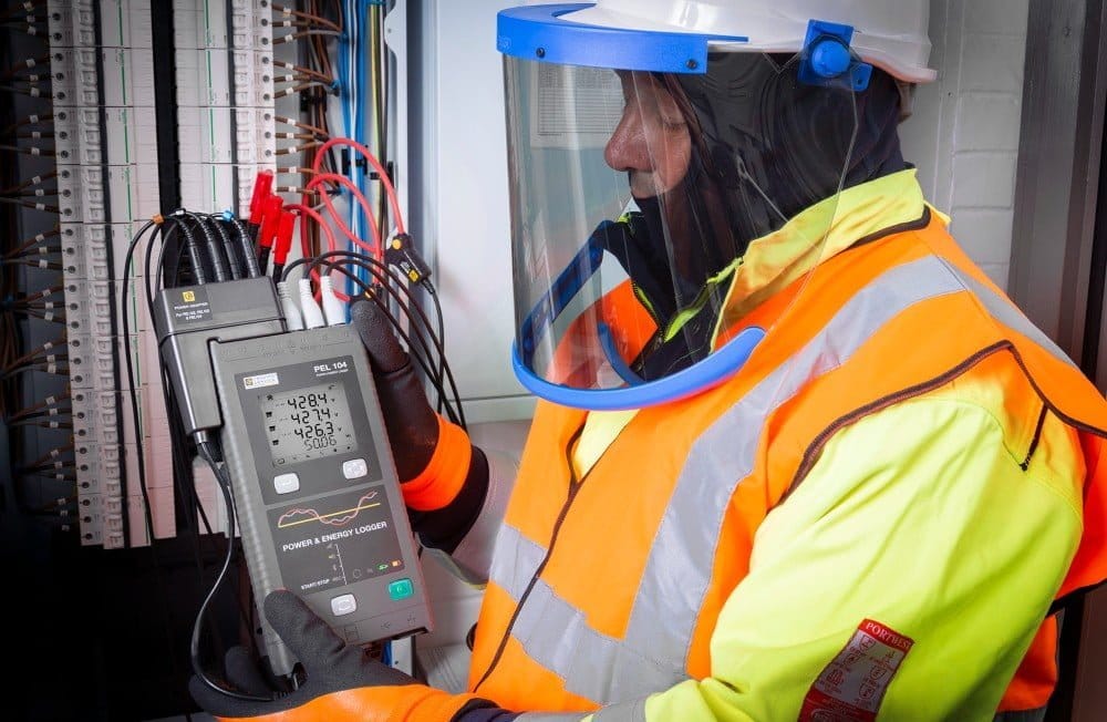 Dette billede illustrere Energimätning i fält med Elma Instruments