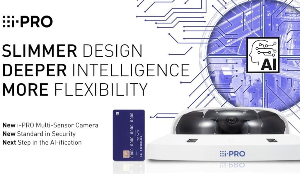 Dette billede illustrere i-PRO introducerar senaste sortiment av multisensorkameror