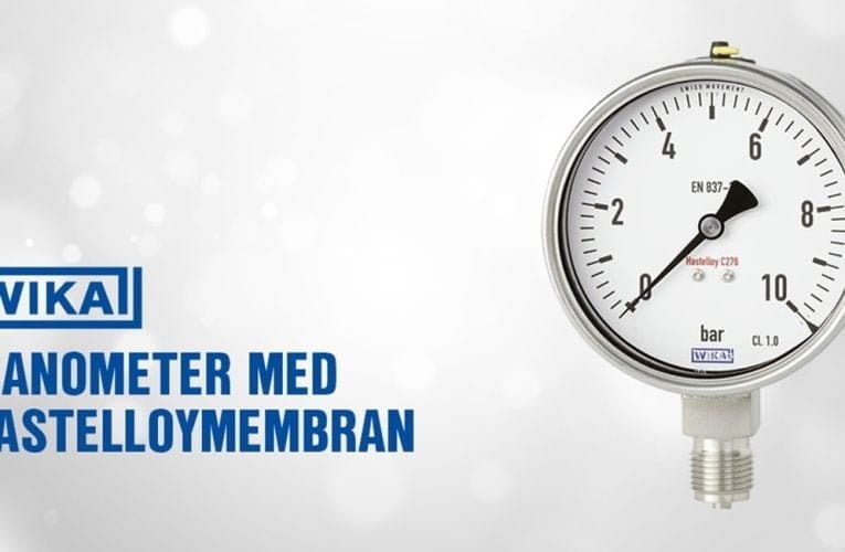 OEM – Manometer med hastelloymembran från WIKA