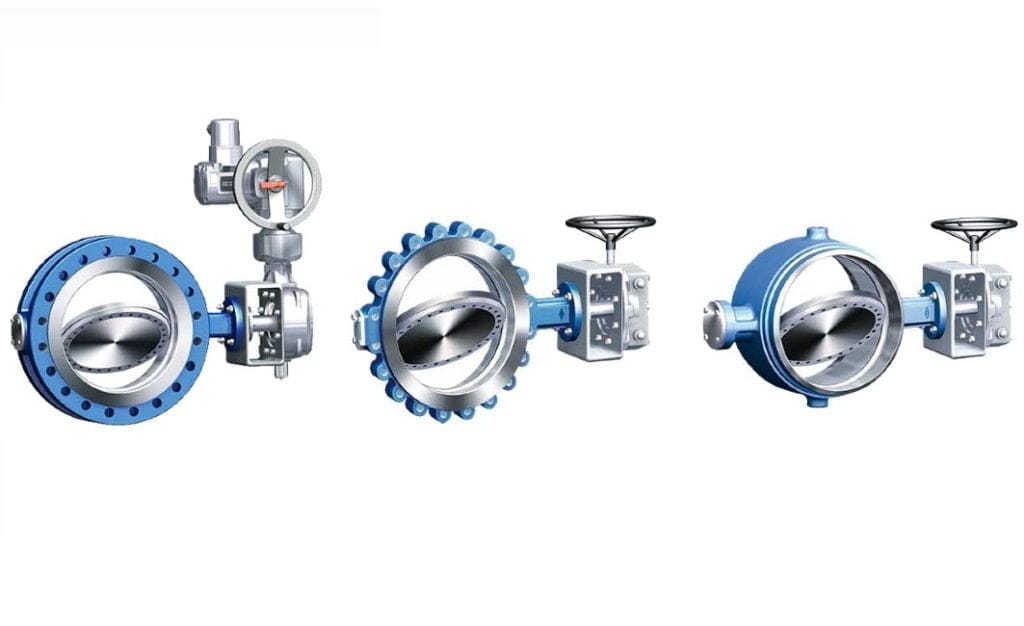 Dette billede illustrere Fagerberg – Ny trippelexentrisk vridspjällventil