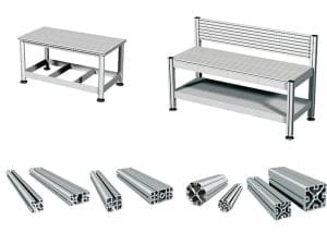 Dette billede illustrere Solectro – Stabila aluminiumprofiler för många olika konstruktioner