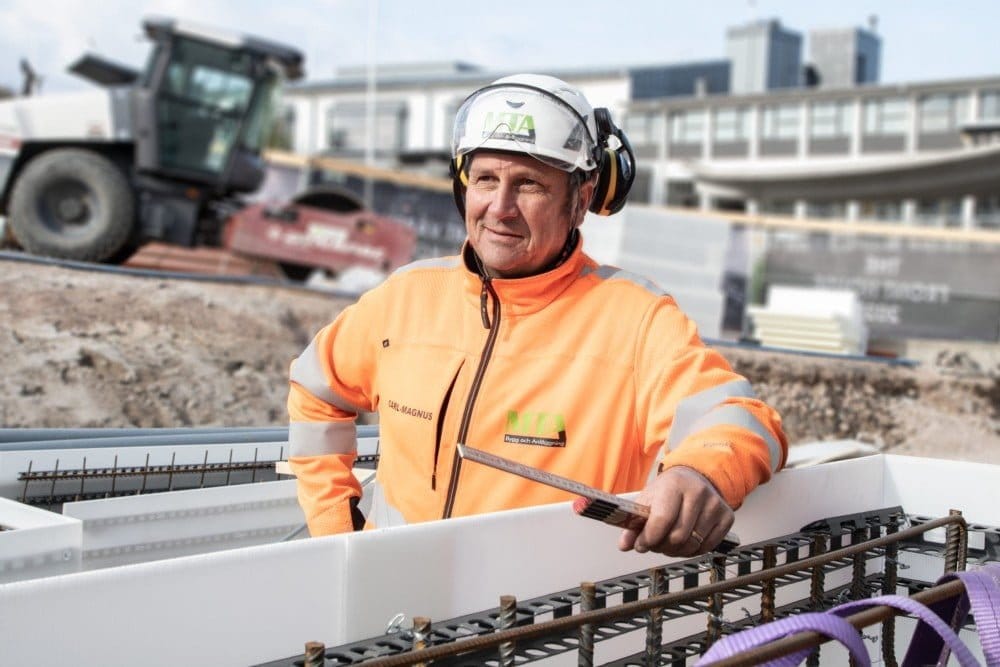 Dette billede illustrere Celsa – Formbeklädda armeringskorgar med inbygd tidsbesparing
