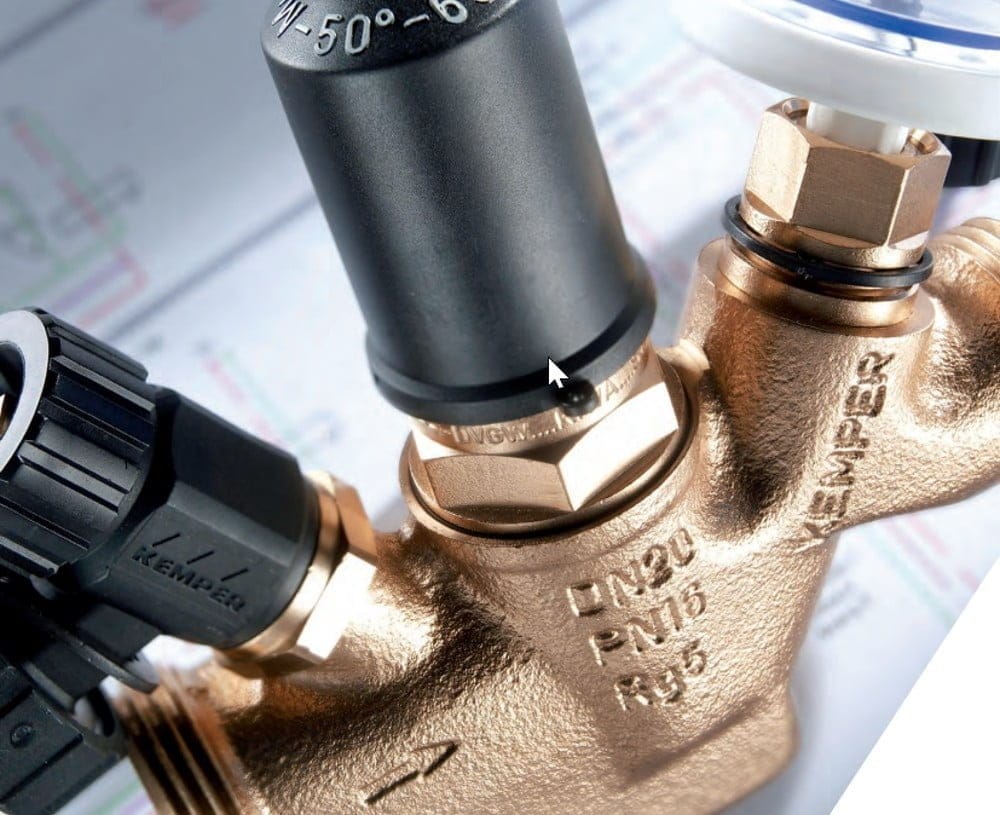 Dette billede illustrere Cirkulationsreglerventil – Multifix plus och Multitherm