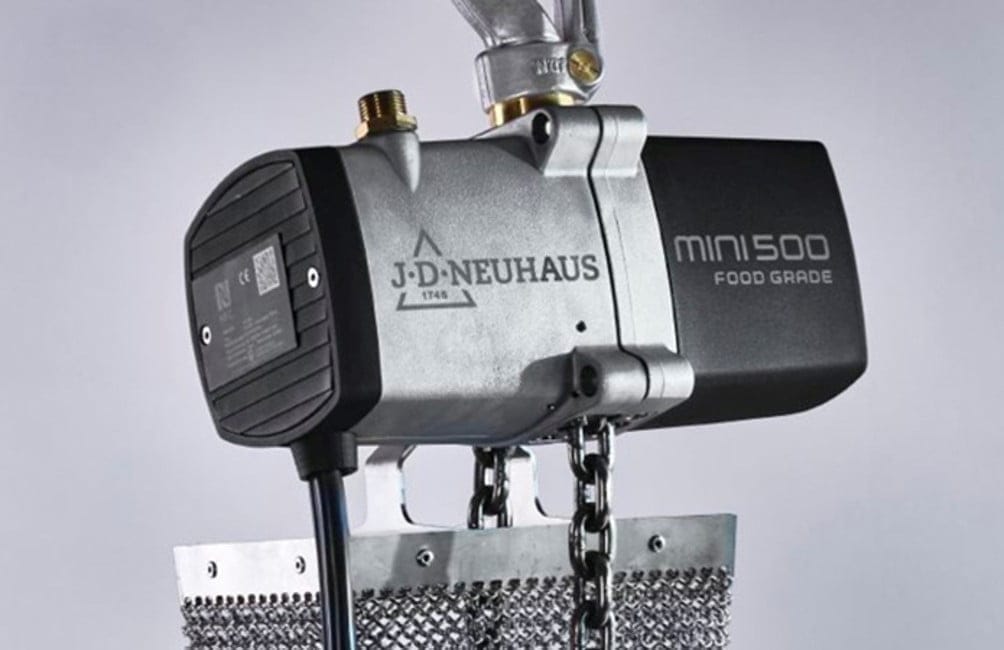 Dette billede illustrere PMH – Livsmedelklassad telfer med stor flexibilitet