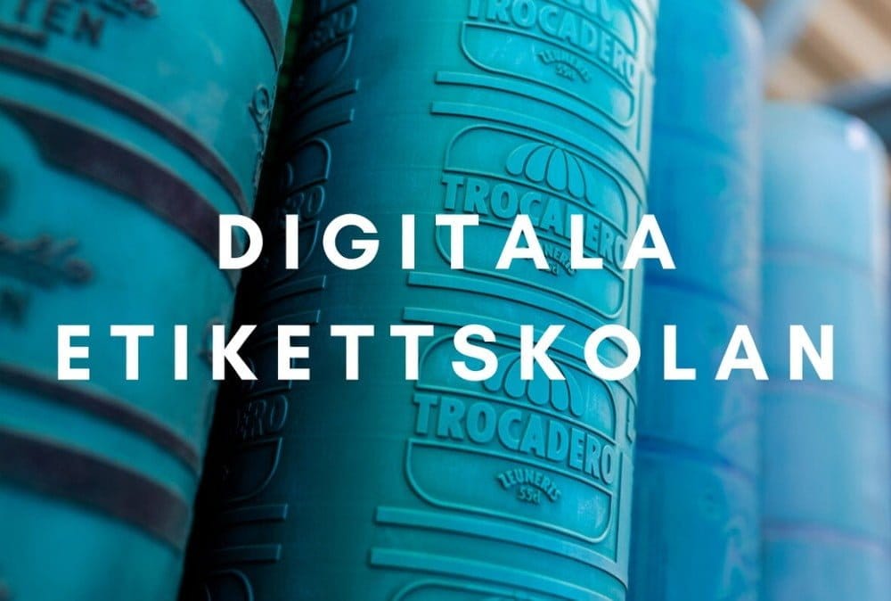 Dette billede illustrere Nordvalls etikettskola – nu i digital form