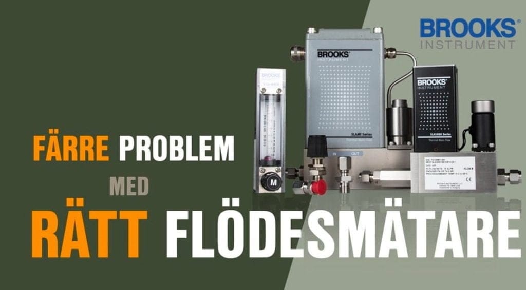 Dette billede illustrere OEM – Färre problem med rätt flödesmätare
