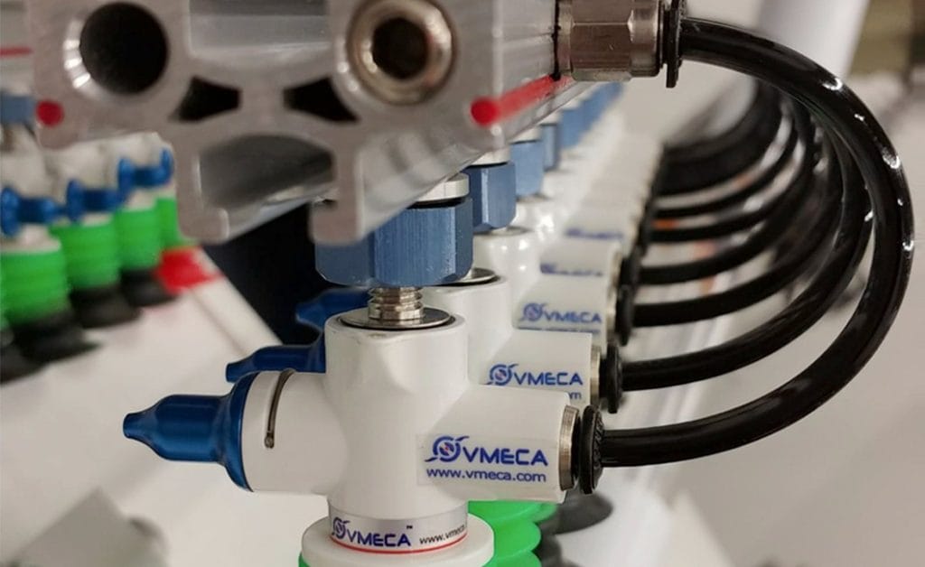 Dette billede illustrere airtec – Magic Gripper – Vakuumlösning