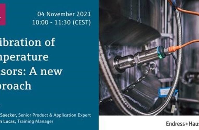 Endress+Hauser – Inbjudan Online seminarium – kalibrering av temperaturgivare