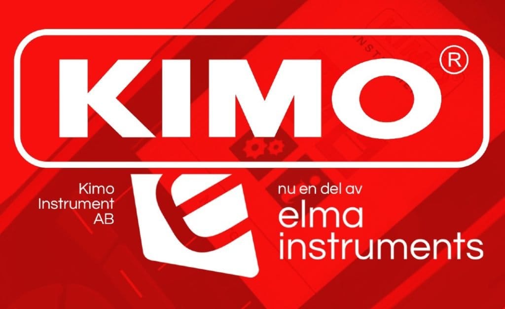 Dette billede illustrere Kimo Instrument blir till Elma Instruments