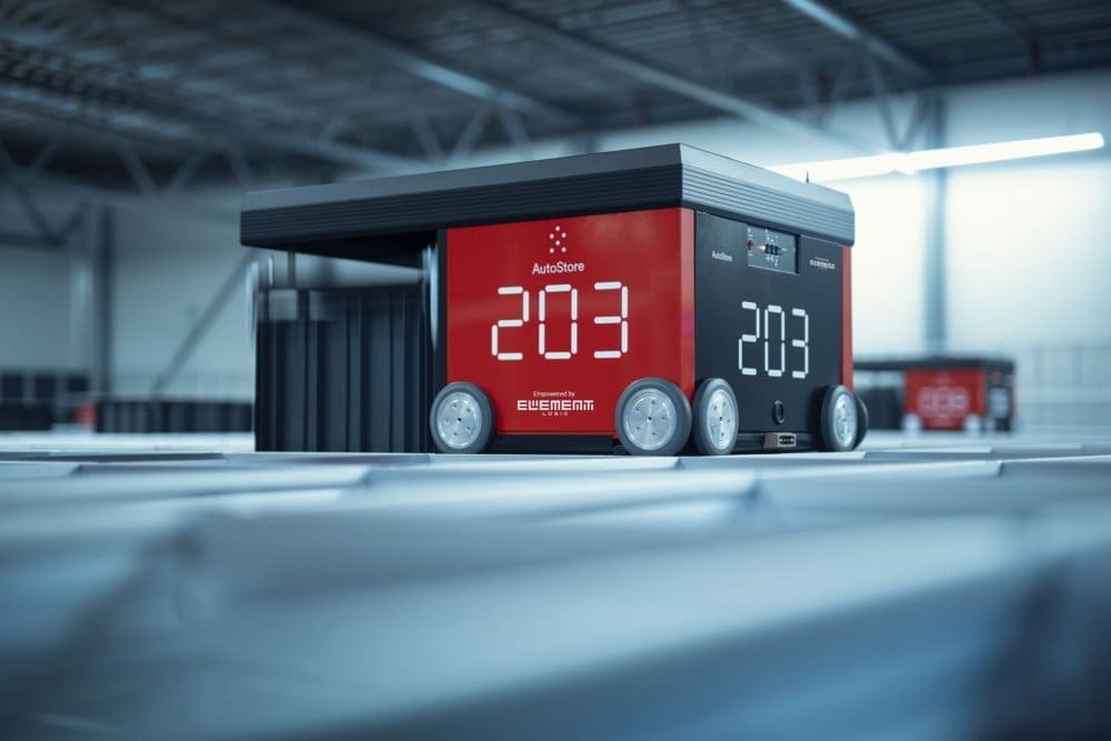 Dette billede illustrere Element Logic – Det automatiserade skalbara lagret – optimalt vid förändrade behov