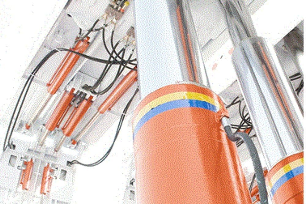 Dette billede illustrere Hydnet – Ultimat sätt att sänka stora laster vid flöden upp till 480 l/min!