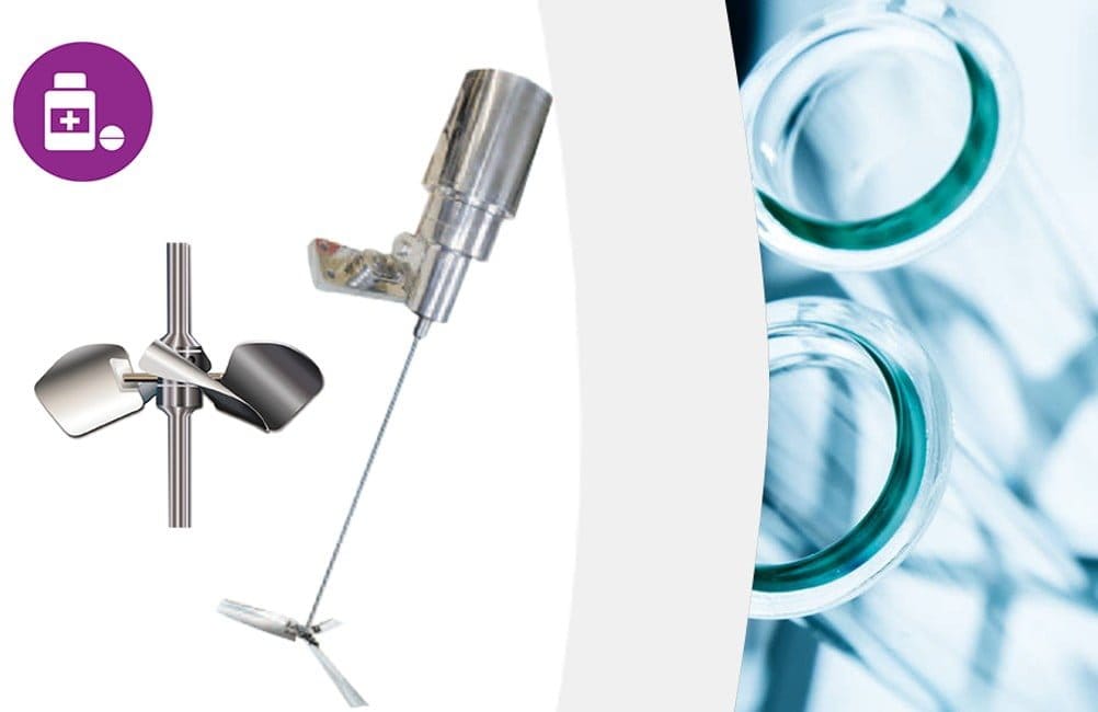 Dette billede illustrere AxFlow – Chemineer Biopharma omrörare