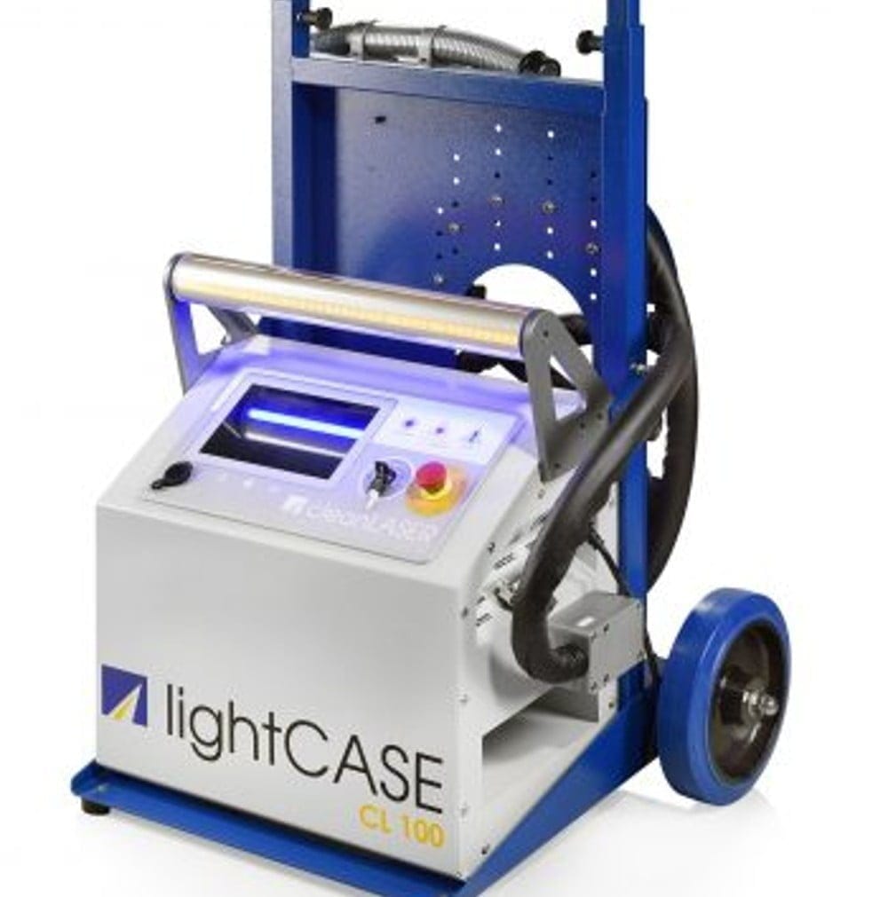 Dette billede illustrere Agaria – LightCase – kompaktlaser för skonsam rengöring