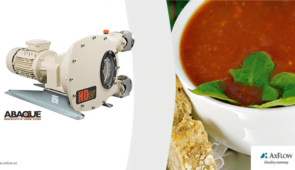 Dette billede illustrere AxFlow – Abaque hygienisk pump med FDA och EC1935/2004