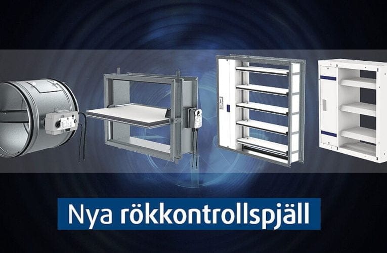 Systemair – Nya rökkontrollspjäll