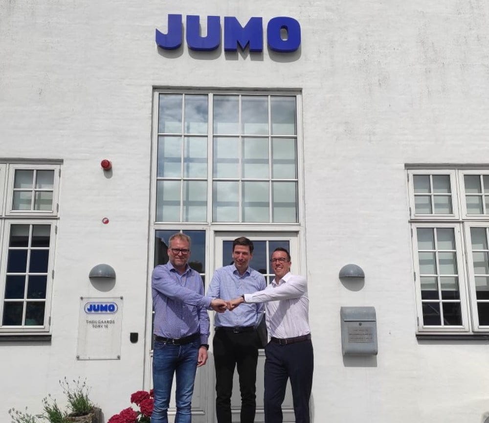 Dette billede illustrere JUMO Danmark blir en del av JUMO Skandinavien