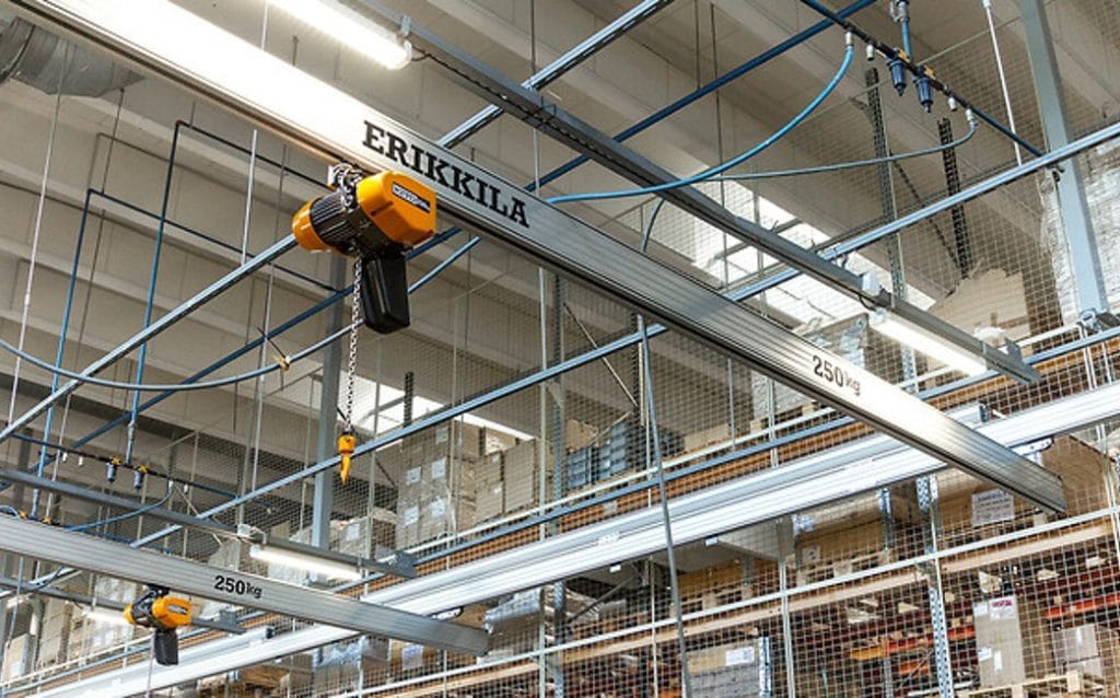 Dette billede illustrere PMH – Travers med profilskenor – Kostnadseffektiva lösningar