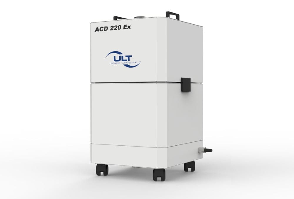 Dette billede illustrere Solectro – Utsug – med filtersystem för rengöringsmedel