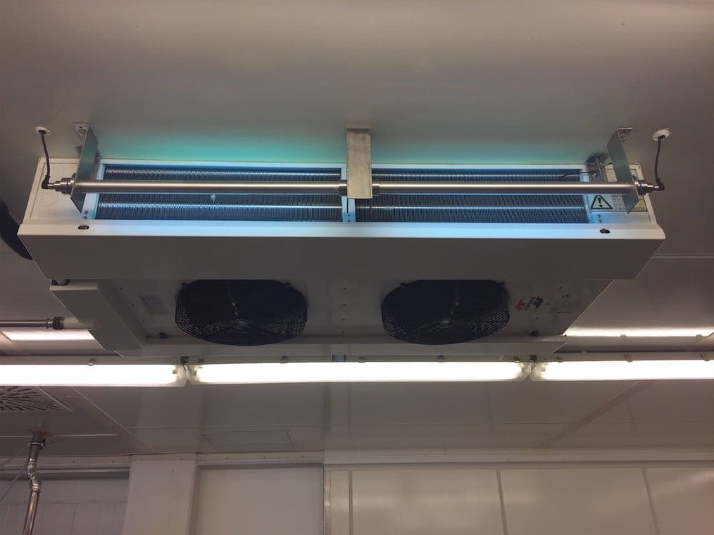 Dette billede illustrere FHS – Spara 39% energi med UVC i ventilationen – och få ren luft