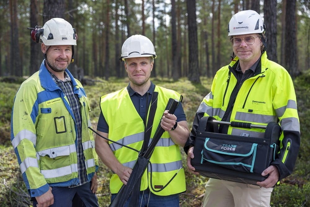 Dette billede illustrere Härjeåns Nät säkrar nätet