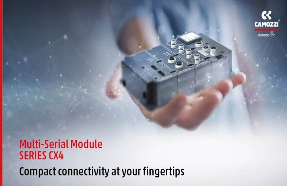 Dette billede illustrere Camozzi Automation – Har ni sett vår nya Multiseriemodul Serie CX4?