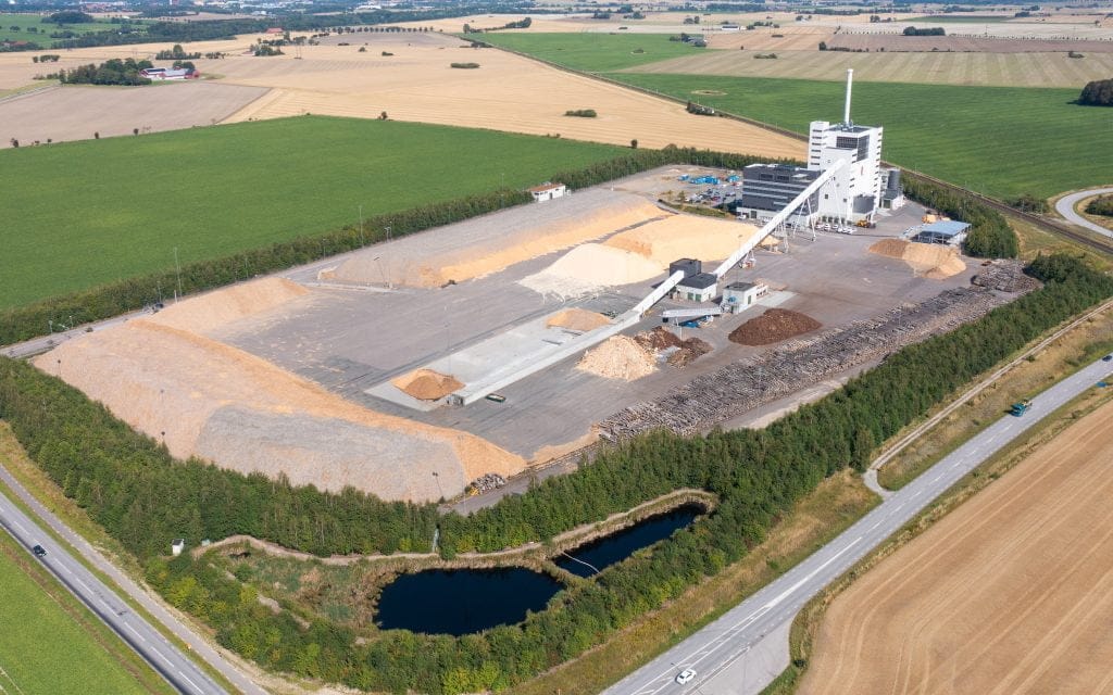 Dette billede illustrere Rekordtidig uppstart av Örtoftaverket möjliggör mer el i södra Sverige