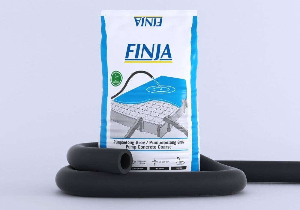 Dette billede illustrere Finja Betong introducerar ny pumpbetong för smidigare gjutningsarbete