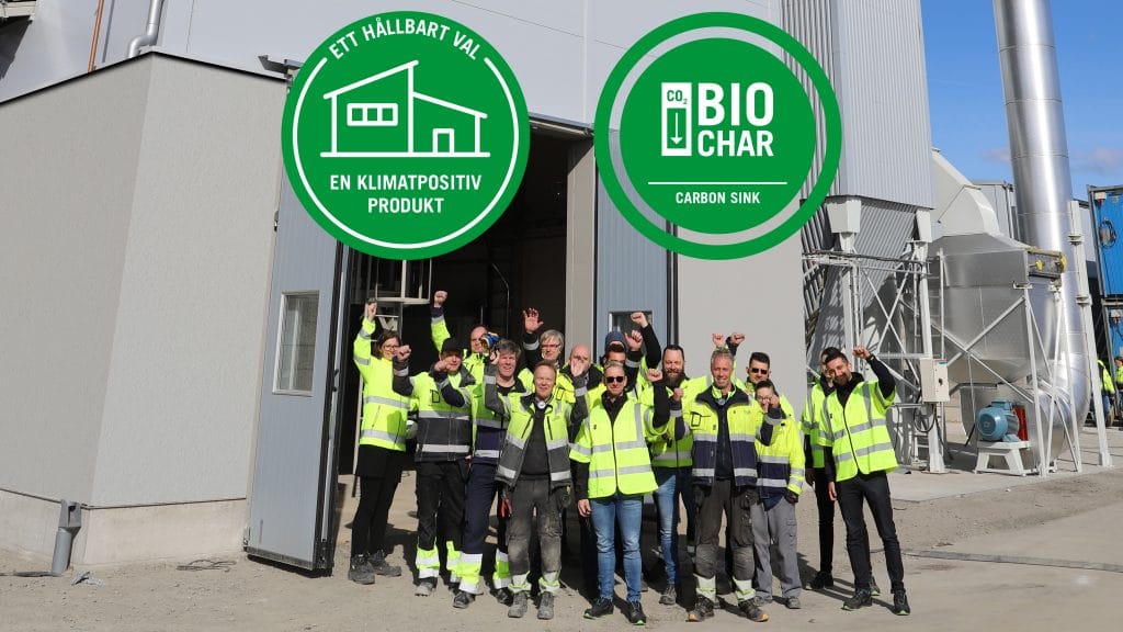 Dette billede illustrere Finja Betong lanserar produkter som motverkar den ingående cementens klimatpåverkan