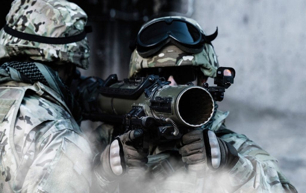 Dette billede illustrere Leverantörer i världsklass lyfter svensk försvarsindustri