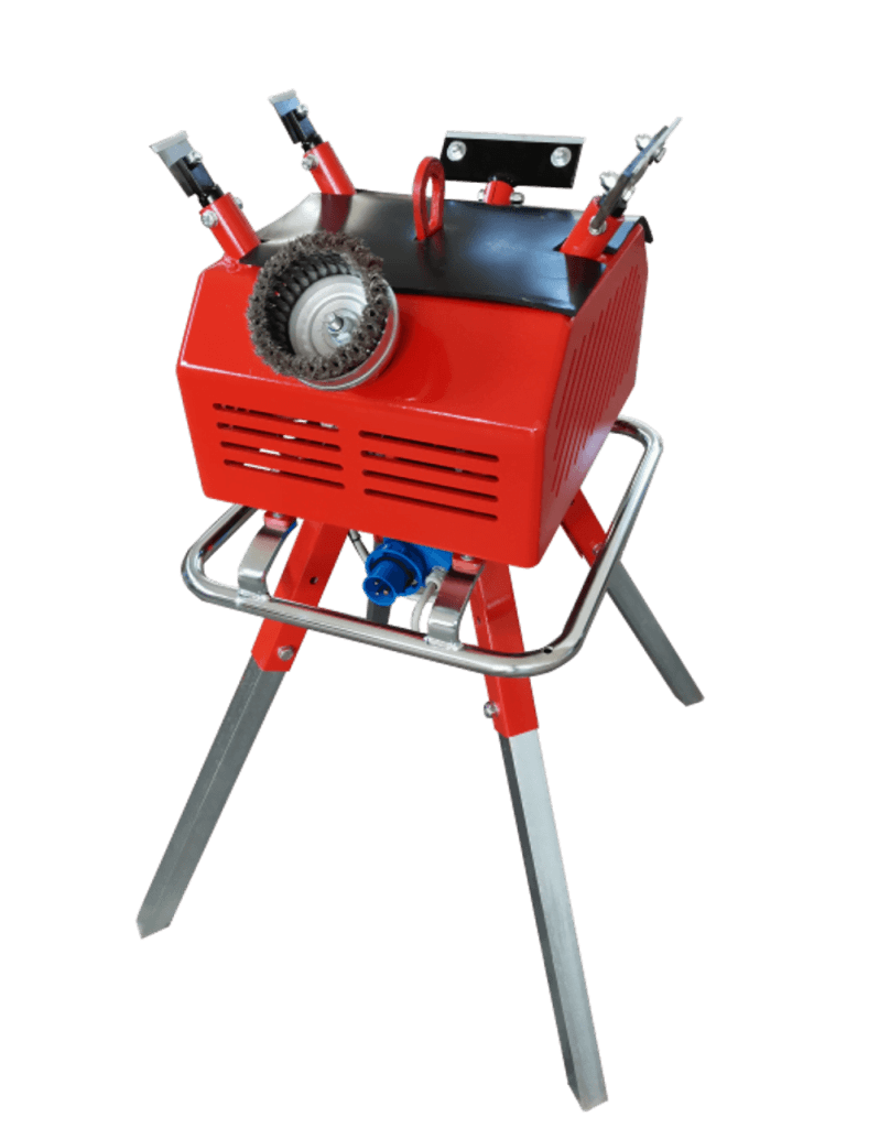 Dette billede illustrere JNC TEKNIK – NYTT –  PAOLONI gammal tegelsten renare