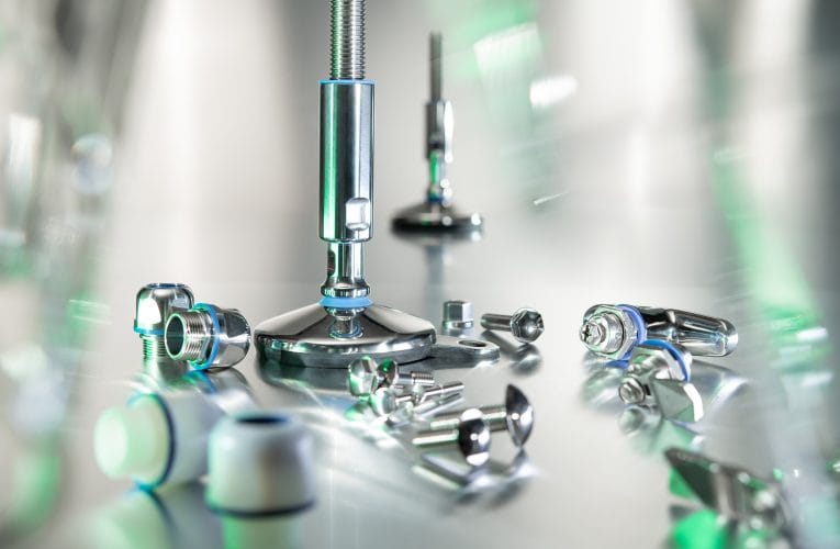 norelems standardkomponenter med Hygienic DESIGN bidrar till att bygga en säker och effektiv framtid för livsmedelsindustrin