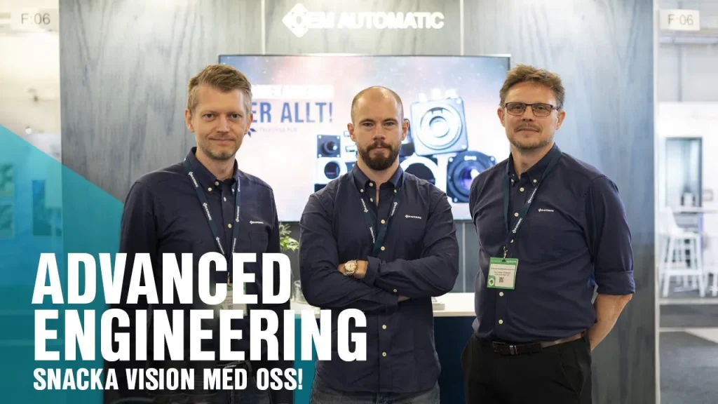 Dette billede illustrere OEM Automatic AB – VI VISADE VISIONLÖSNINGAR PÅ ADVANCED ENGINEERING