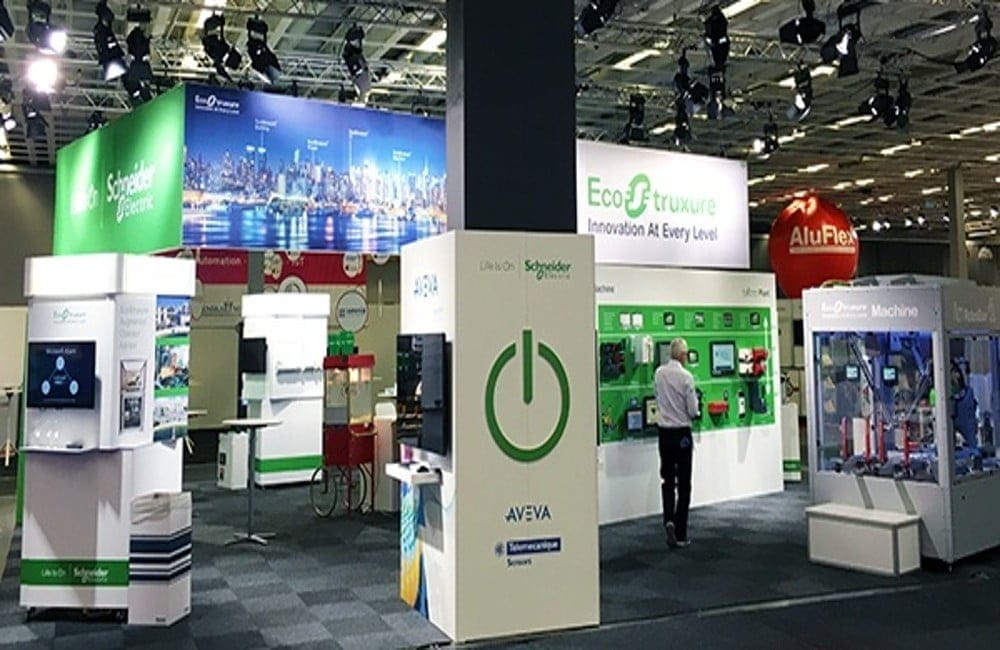Dette billede illustrere Schneider Electric visar upp lösningar för framtidens industri under Scanautomatic den 18-20 oktober