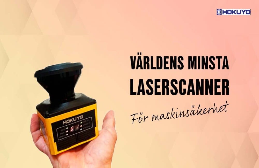 Dette billede illustrere OEM Automatic AB – KAN VÄRLDENS MINSTA LASERSCANNER TILLGODOSE DINA BEHOV?