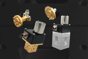 Dette billede illustrere OEM Electronics – Ny serie med vågledare till koaxial-adaptrar