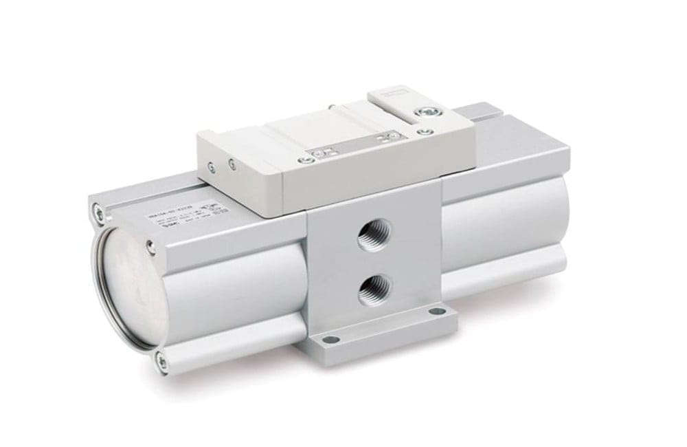 Dette billede illustrere SMC Automation – Höj trycket lokalt med hjälp av tryckluft