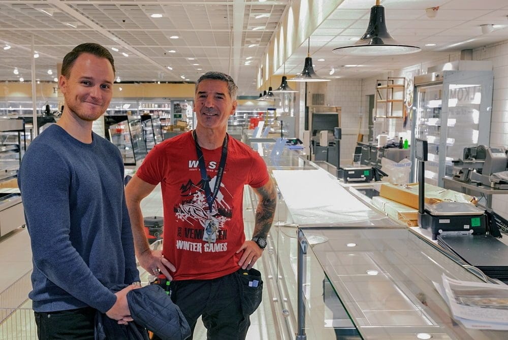 Dette billede illustrere Leveranssäkerhet av elmateriel, en framgångsfaktor vid totalrenovering av Hemköp-butik