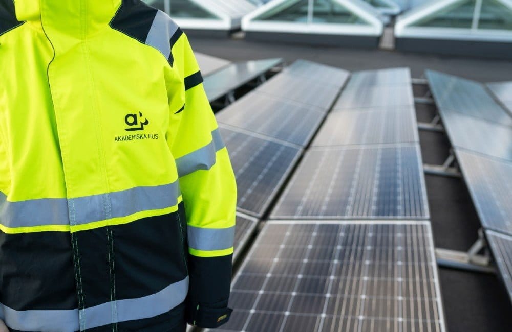 Dette billede illustrere Akademiska Hus utökar sin ledning inom solceller