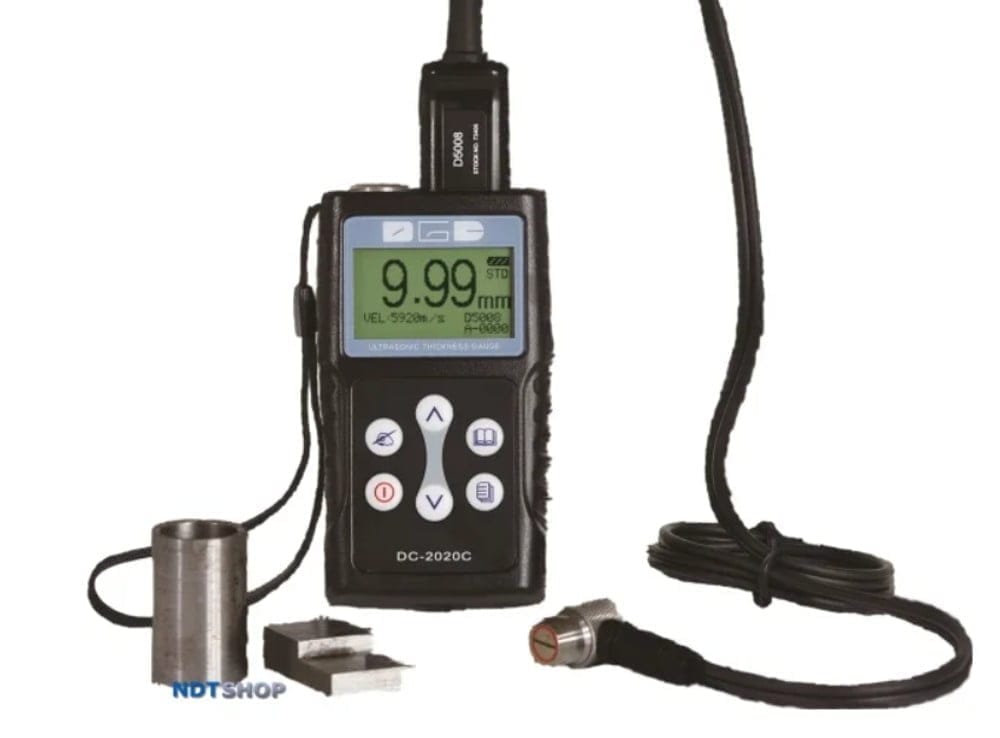 Dette billede illustrere Dansk NDT – Tjockleksmätare och Datalogger