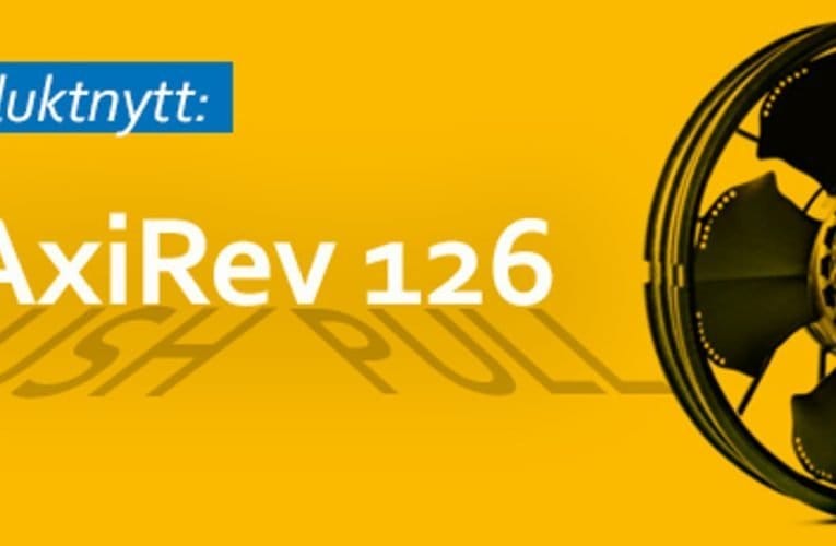 ebm-papst nyutvecklade fläkt med push-pull-funktion
