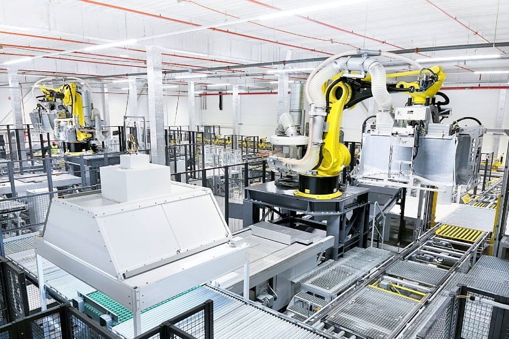 Dette billede illustrere Vad är statusen på Coops nya automatiserade logistikcenter från SSI Schäfer
