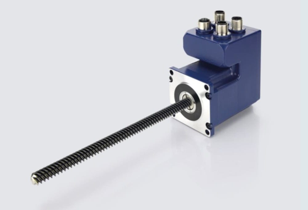 Dette billede illustrere Solectro – IP65 klassad lineäraktuator med integrerad controller