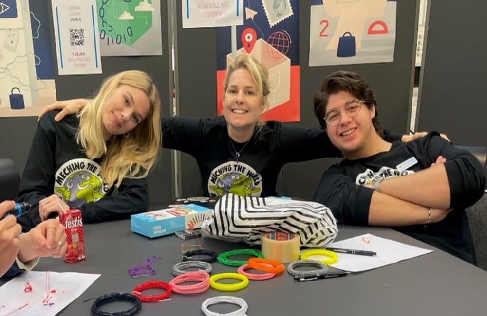 Dette billede illustrere Teknikmässa för att få fler unga att söka teknik