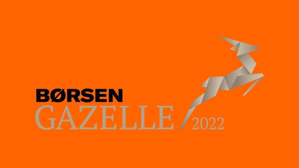 Dette billede illustrere Hydroscand Danmark utsett till Børsen Gazelle 2022
