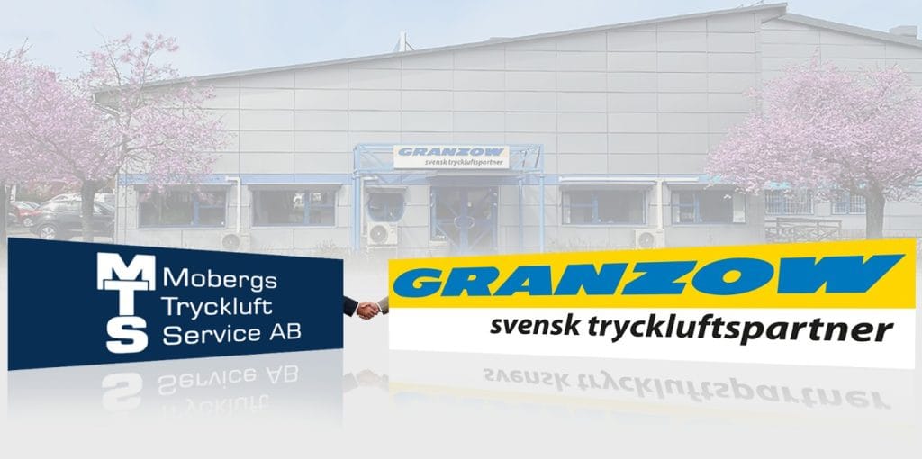 Dette billede illustrere Granzow AB förvärvar Mobergs Tryckluft Service AB