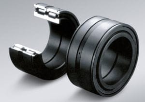 Dette billede illustrere NSK-lager reducerar felen på betongglättare till noll