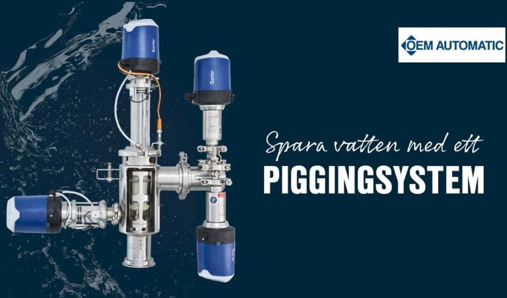 Dette billede illustrere OEM Automatic – Inget mer spill! (ta tillvara på upp till 95 % av avfallet)