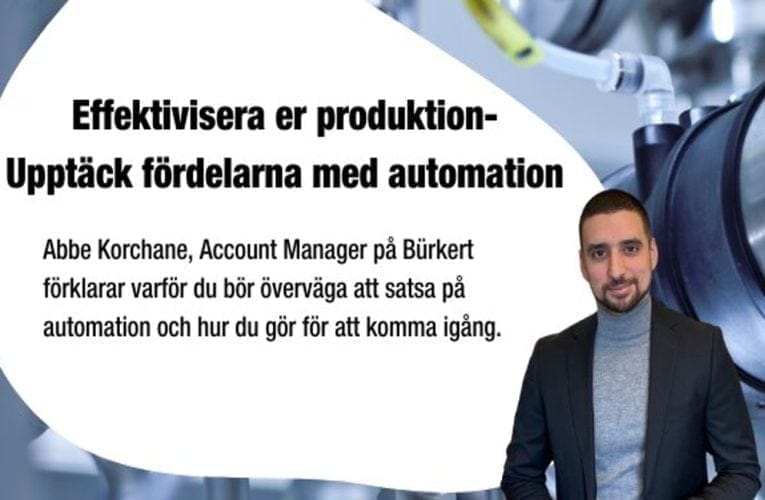 Bürkert – Upptäck fördelarna med automation