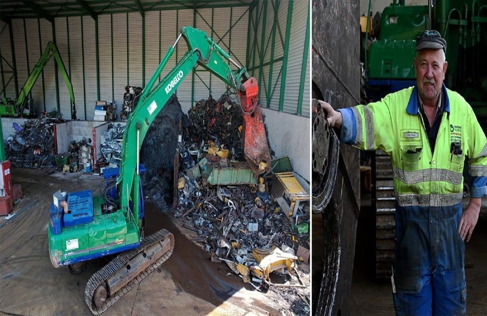 Dette billede illustrere Ökad prestanda och inga fler oljeläckage för Reinhard Recycling efter installation av CEJN’s TLX
